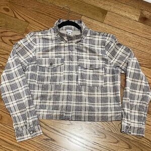 Classic Plaid Utility Jacket for Women